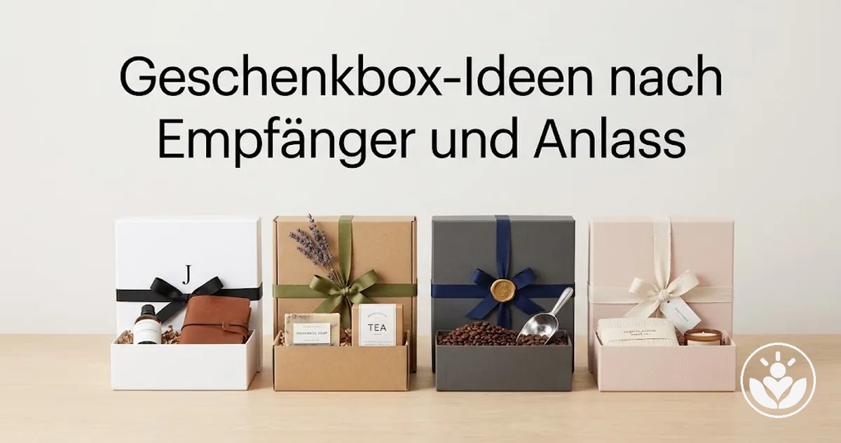 Ideen für personalisierte Geschenkboxen für verschiedene Empfänger und Anlässe