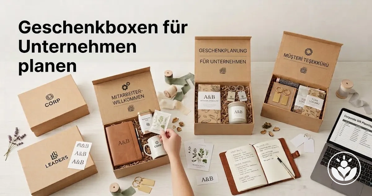 Personalisierte Geschenkboxen für Unternehmen mit abgestimmten Inhalten und professioneller Verpackung