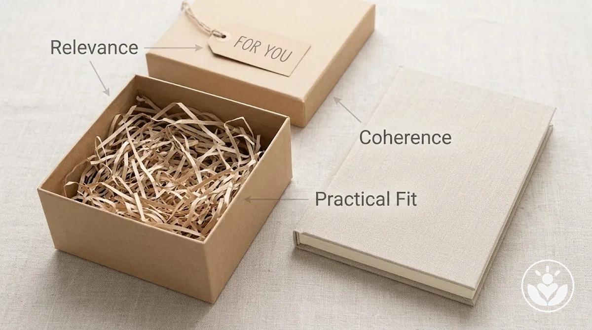 Candidate gift box item shown with recipient relevance, theme coherence and practical fit considerations