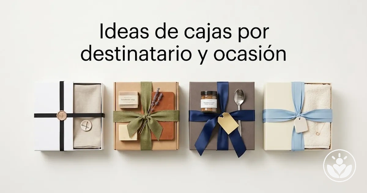 Ideas de cajas de regalo personalizadas para distintos destinatarios y ocasiones